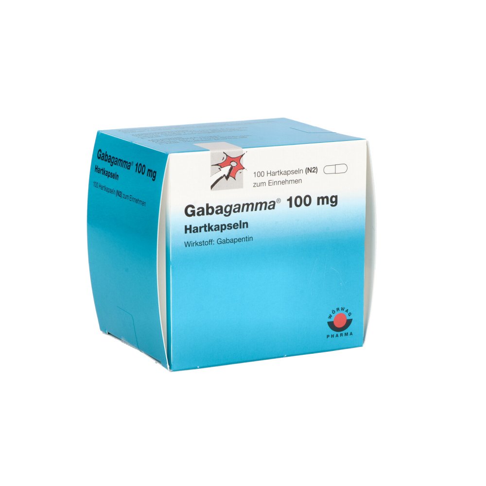 Das Produktfoto zeigt Gabagamma 100 Mg Hartkapseln (100 stk) PZN 04215393