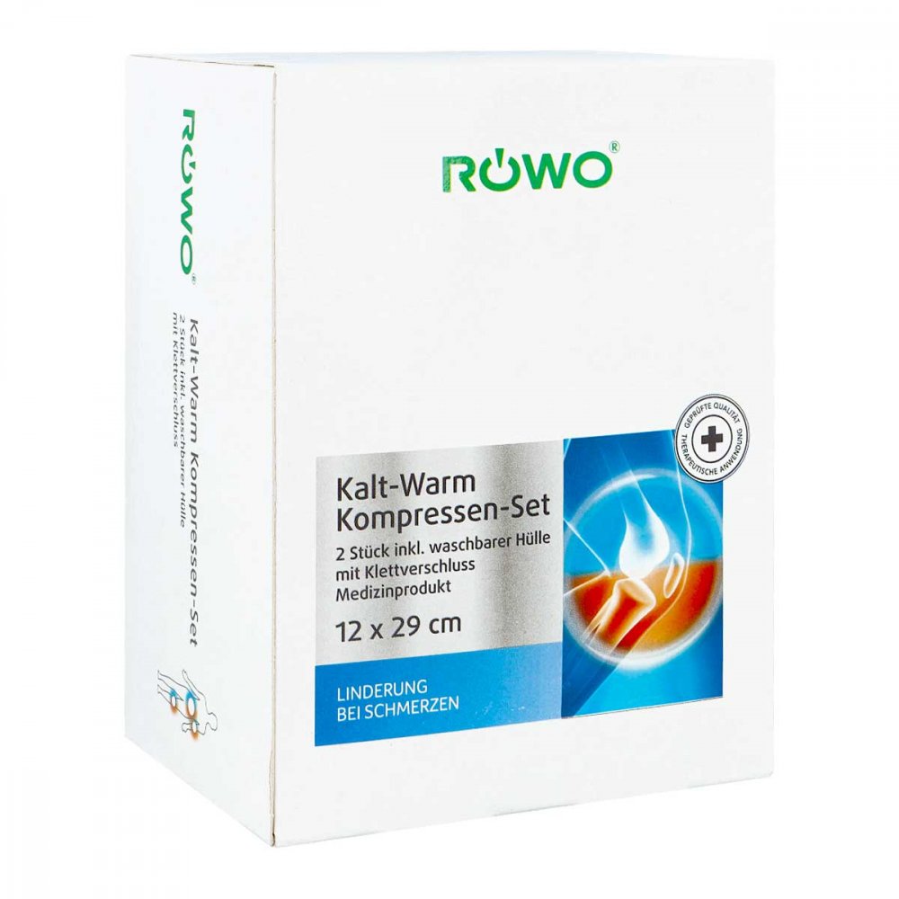 Röwo Kalt-Warm-Kompresse M.Klettbandage 2 St. (1 Pck)