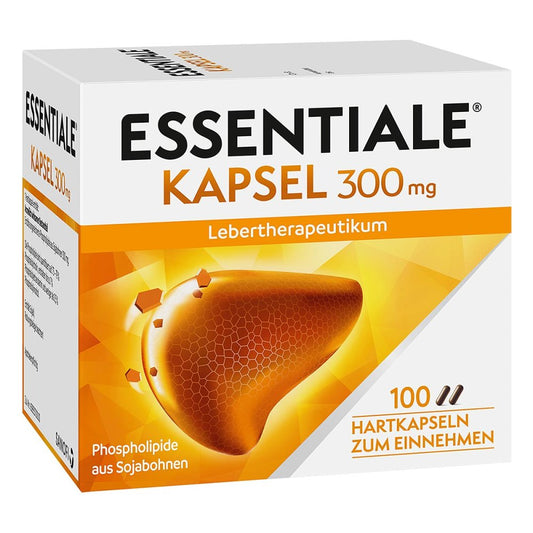 Das Produktfoto zeigt Essentiale Kapsel 300 Mg (100 stk) PZN 04242533