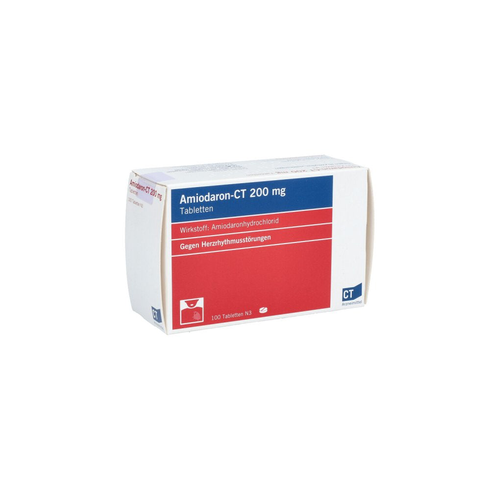 Das Produktfoto zeigt Amiodaron-Ct 200 Mg Tabletten (100 stk) PZN 04251130