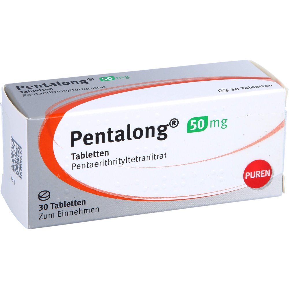 Das Produktfoto zeigt Pentalong 50 Mg Tabletten (30 stk) PZN 04266976