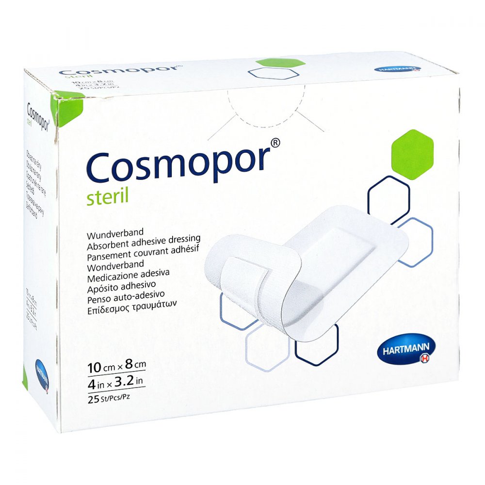 Cosmopor Steril Wundverband 8x10 Cm (25 stk)