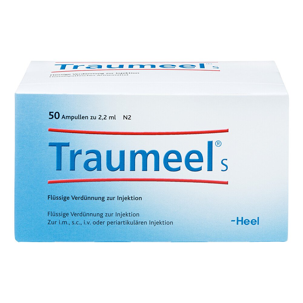 Das Produktfoto zeigt Traumeel S Ampullen (50 stk) PZN 04312311