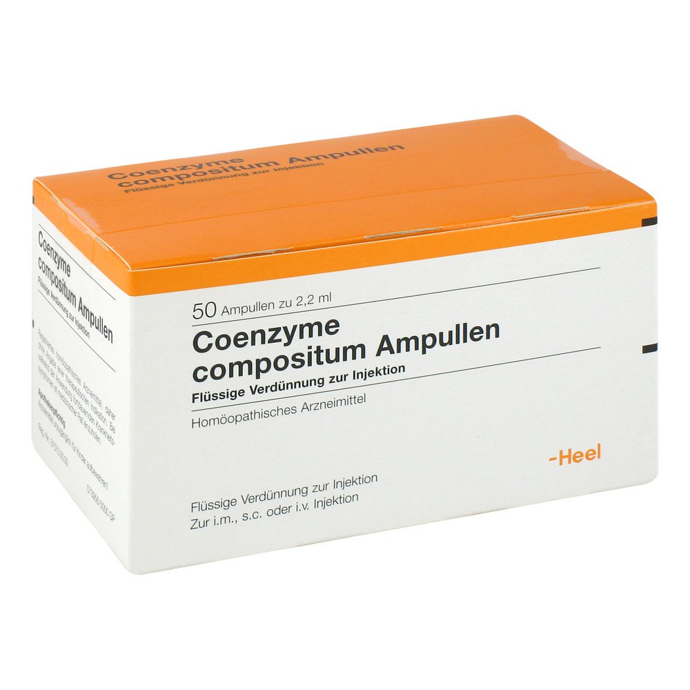 Das Produktfoto zeigt Coenzyme Compositum Ampullen (50 stk) PZN 04312759