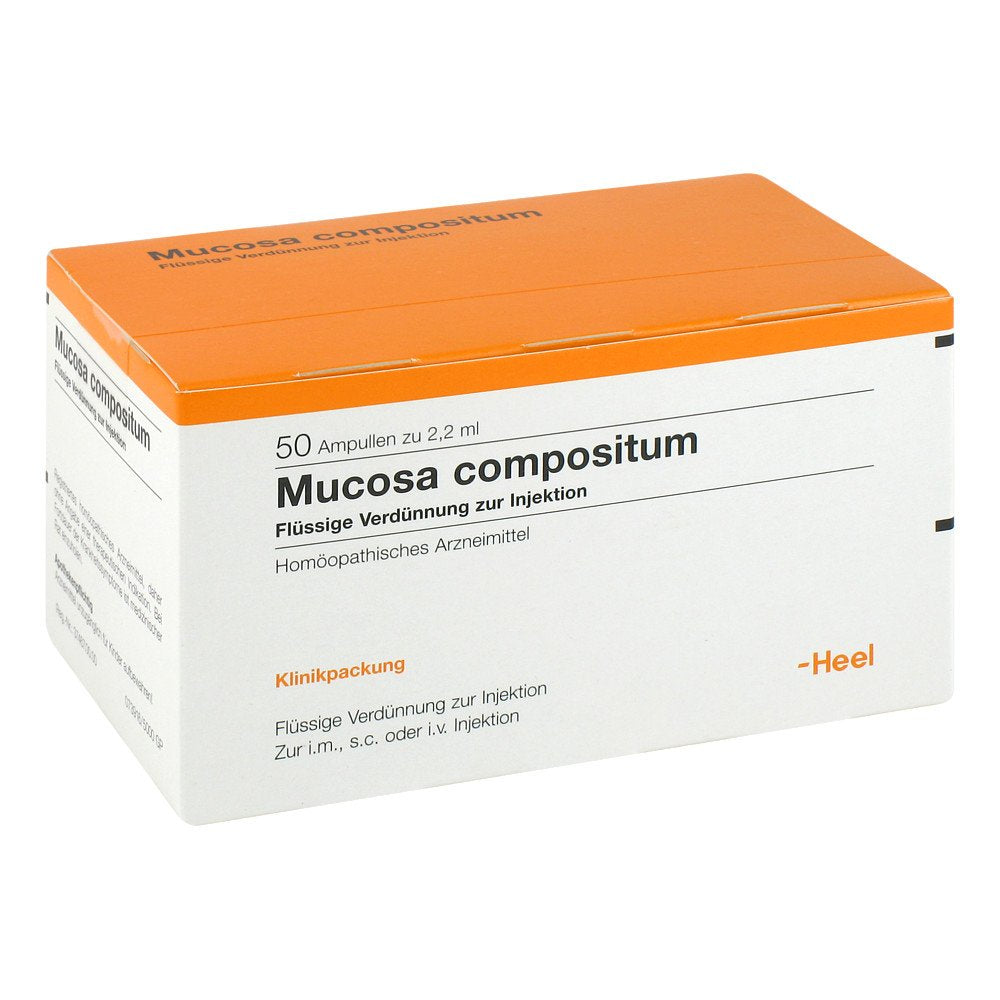 Das Produktfoto zeigt Mucosa Compositum Ampullen (50 stk) PZN 04313581