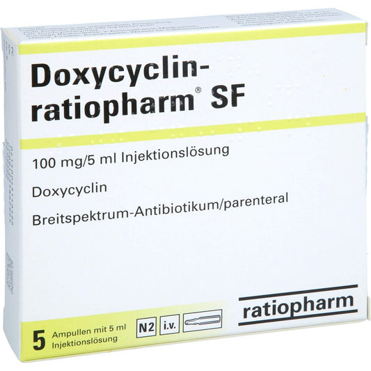 Doxycyclin-Ratiopharm Sf Injektionslösung Amp. (5 stk)