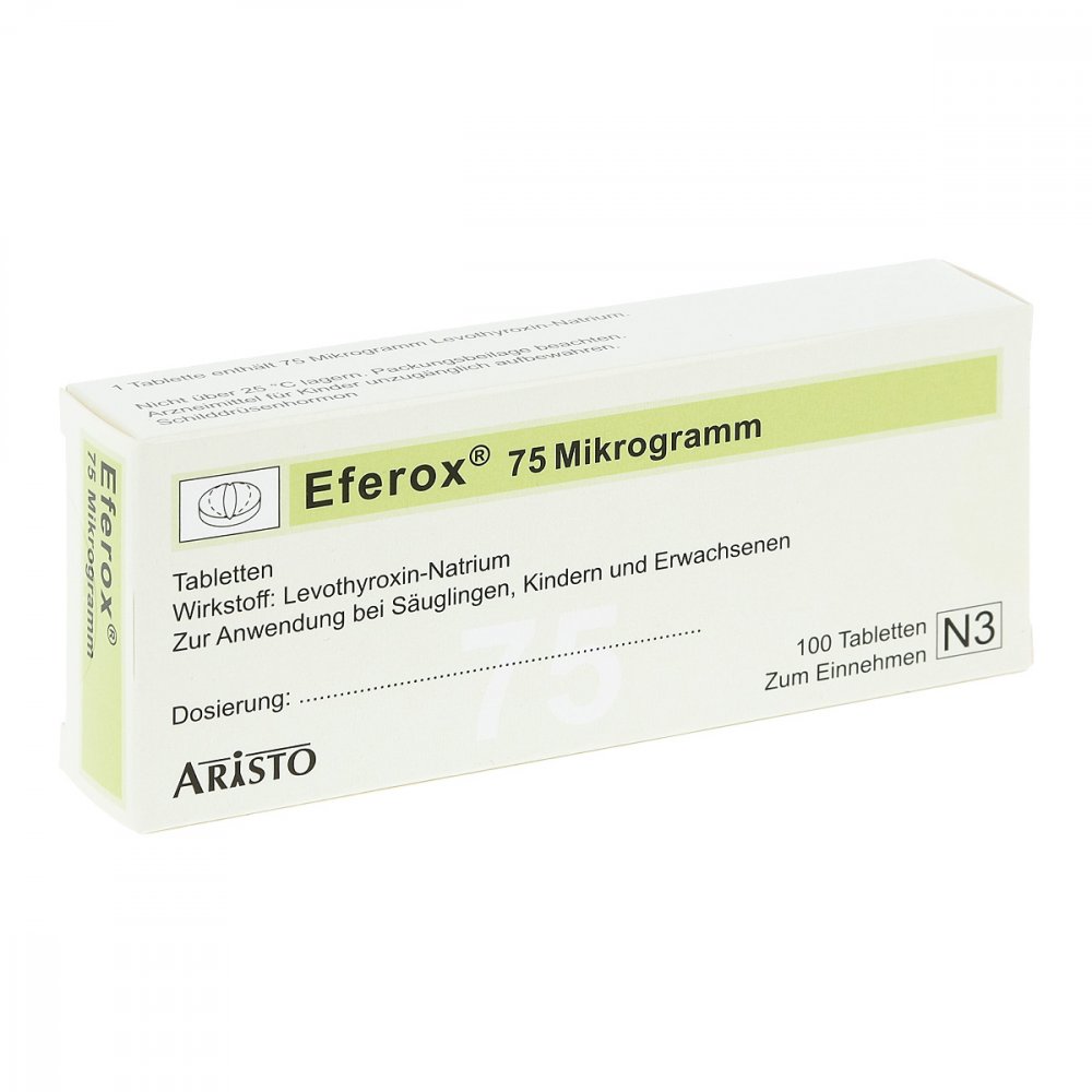 Eferox 75 Mikrogramm Tabletten (100 stk)