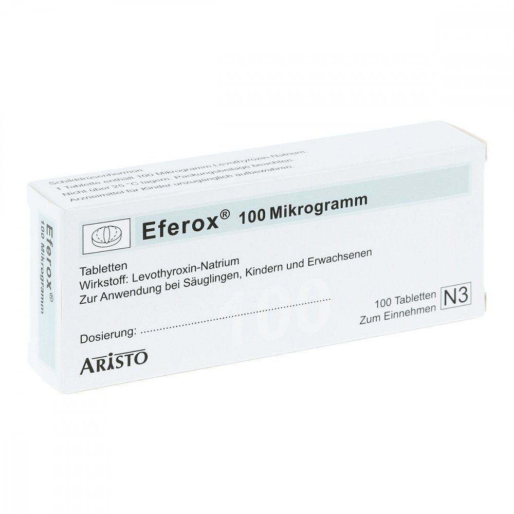 Eferox 100 Mikrogramm Tabletten (100 stk)