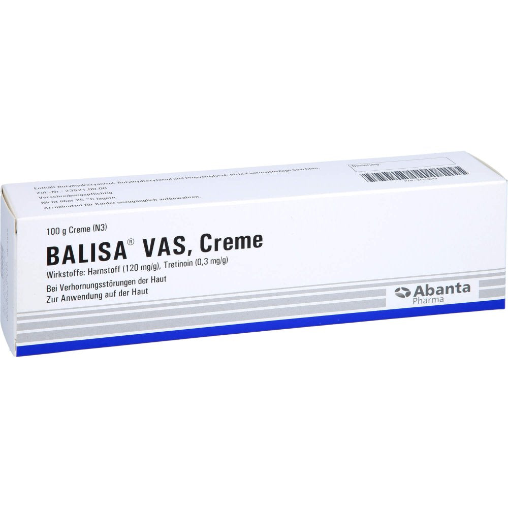 Das Produktfoto zeigt Balisa Vas Creme (100 g) PZN 04326649