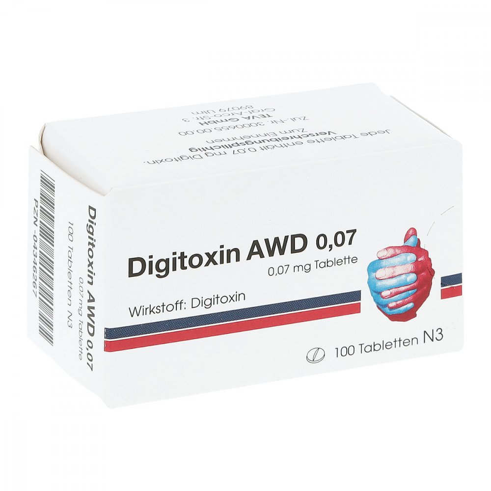Digitoxin Awd 0,07 Mg Tabletten (100 stk)