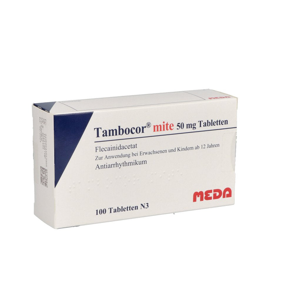 Das Produktfoto zeigt Tambocor Mite Tabletten (100 stk) PZN 04355390