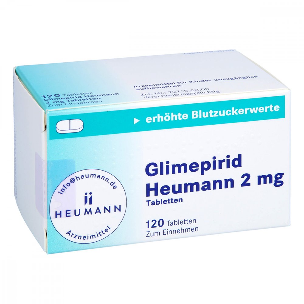 Glimepirid Heumann 2 Mg Tabletten (120 stk)