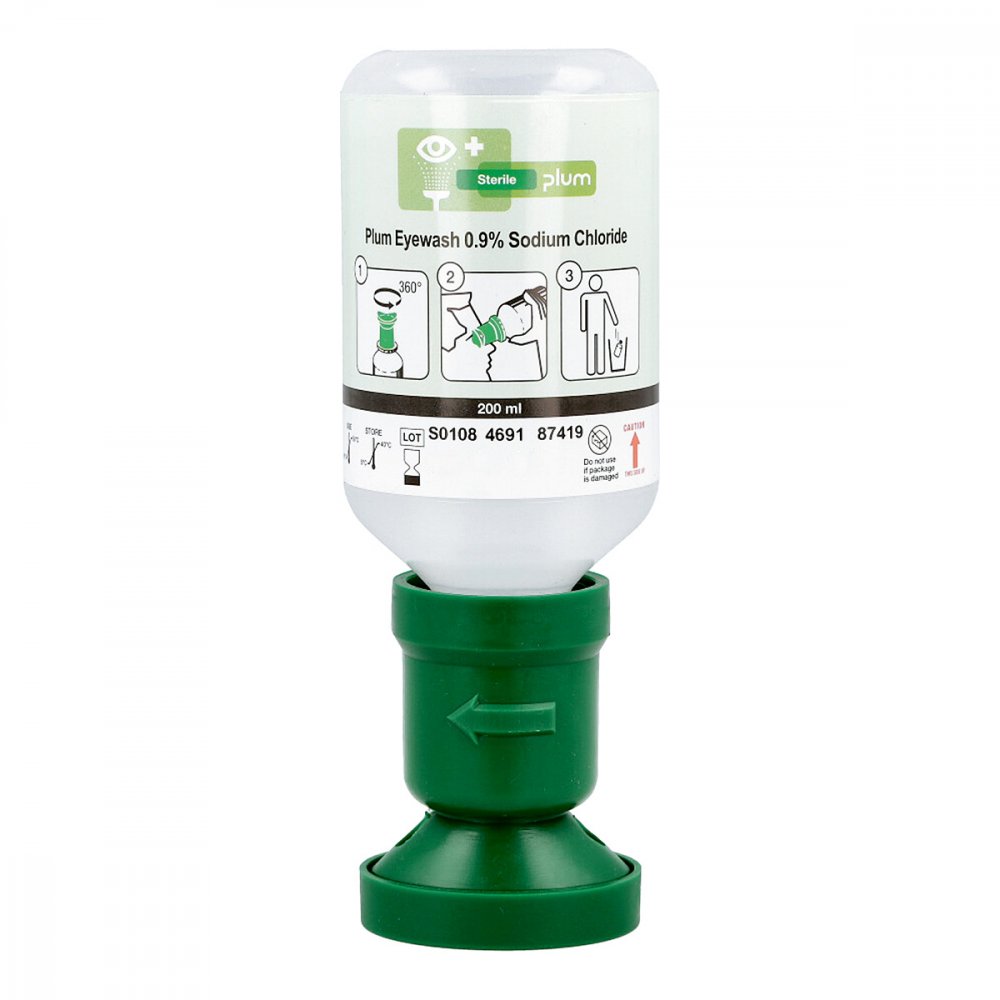 Plum Nacl Augenspüllösung M.Augenschale (200 ml)