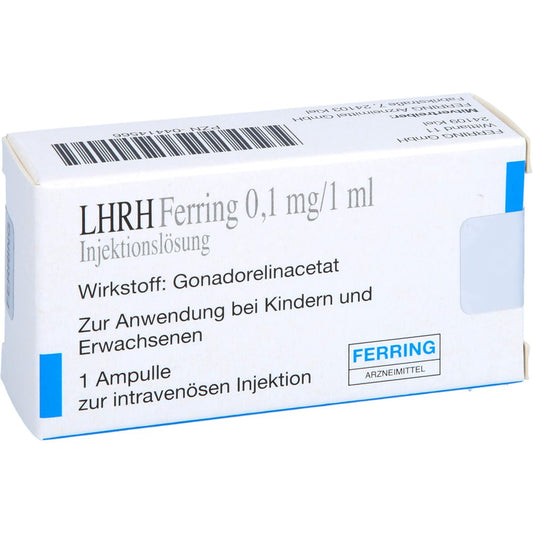 Das Produktfoto zeigt Lhrh Ferring 0,1 Mg/1 Ml Injektionslösung (1X1 ml) PZN 04414566