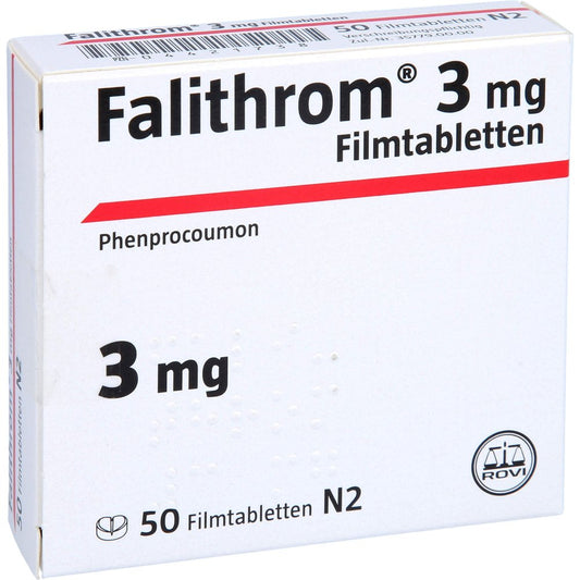 Das Produktfoto zeigt Falithrom 3 Mg Filmtabletten (50 stk) PZN 04421738