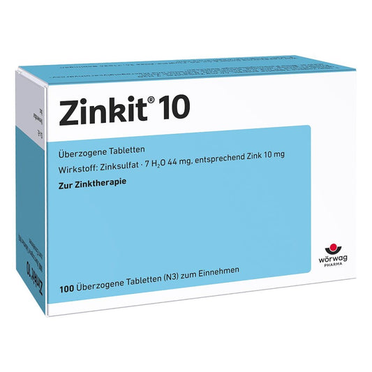 Zinkit 10 Überzogene Tabletten (100 stk)