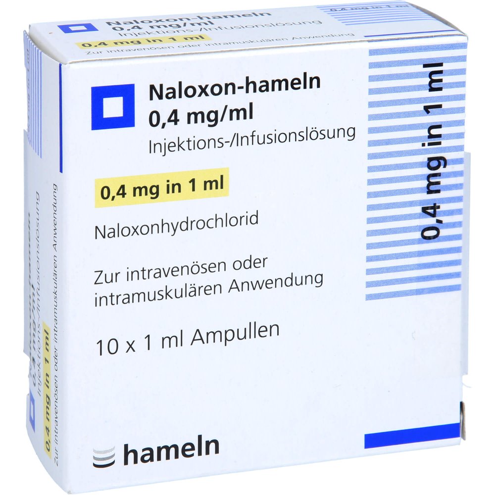 Naloxon-Hameln 0,4 Mg/Ml Injektionslösung Ampullen (10X1 ml)