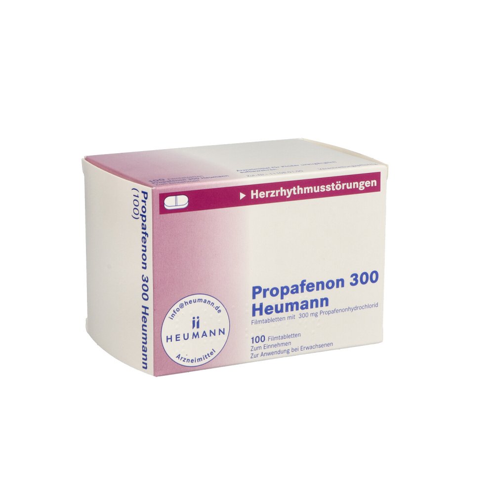Propafenon 300 Heumann Filmtabletten (100 stk)