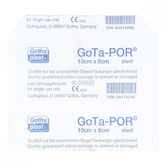 Das Produktfoto zeigt Gota-Por Wundpflaster Steril 60x100 Mm (1 stk) PZN 04473296