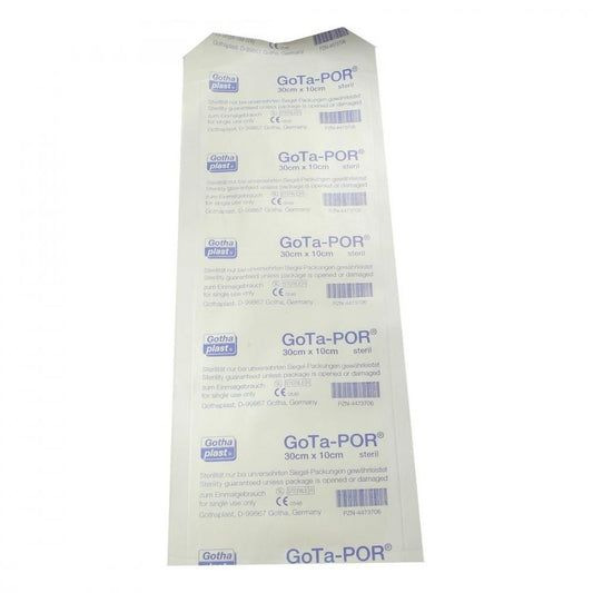 Das Produktfoto zeigt Gota-Por Wundpflaster Steril 100x300 Mm (1 stk) PZN 04473706