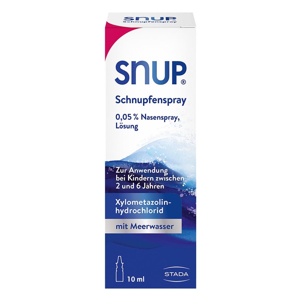 Das Produktfoto zeigt Snup Schnupfenspray 0,05% Nasenspray (10 ml) PZN 04482651