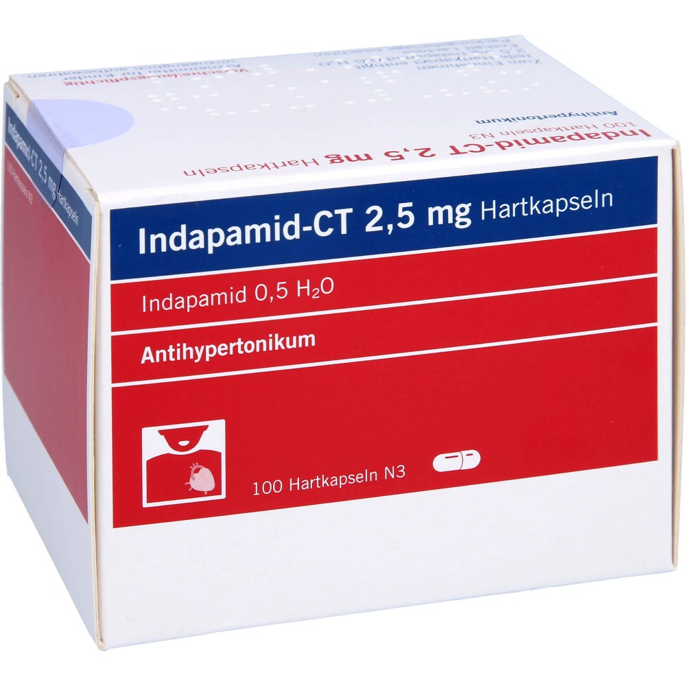 Indapamid-Ct 2,5 Mg Hartkapseln (100 stk)