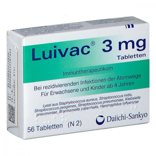 Das Produktfoto zeigt Luivac 3 Mg Tabletten (56 stk) PZN 04521983