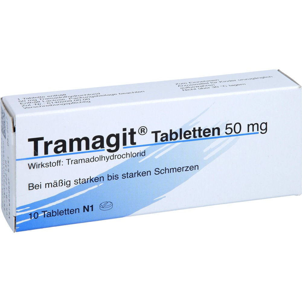 Das Produktfoto zeigt Tramagit Tabletten (10 stk) PZN 04526437