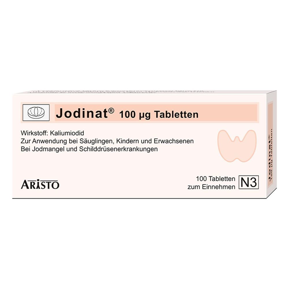 Jodinat 100 Μg Tabletten (100 stk)