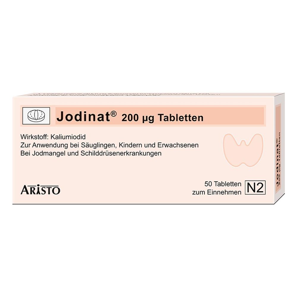 Jodinat 200 Μg Tabletten (50 stk)