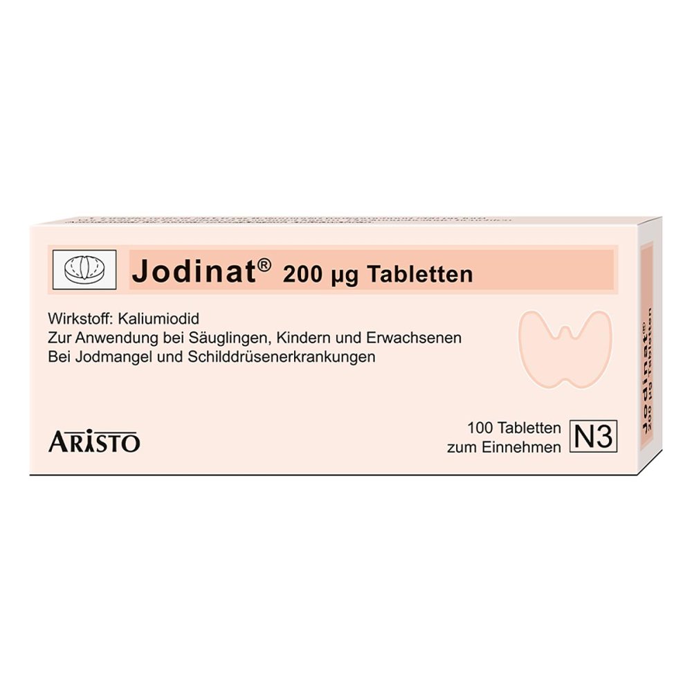 Jodinat 200 Μg Tabletten (100 stk)