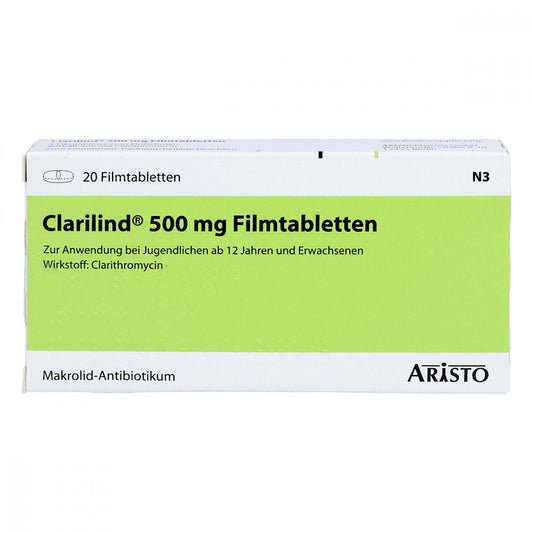 Clarilind 500 Mg Filmtabletten (20 stk)