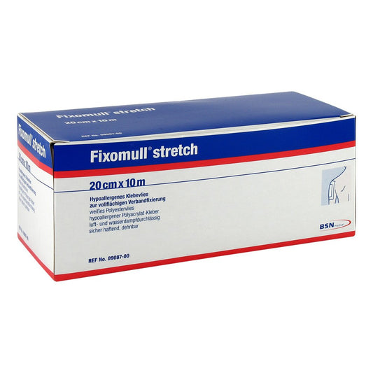 Das Produktfoto zeigt Fixomull Stretch 20 Cmx10 M (1 stk) PZN 04539552