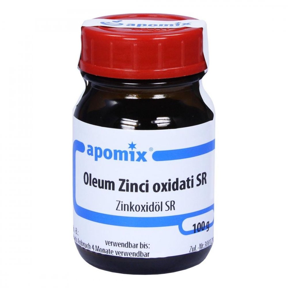 Das Produktfoto zeigt Oleum Zinci Oxidati Sr (100 g) PZN 04546121