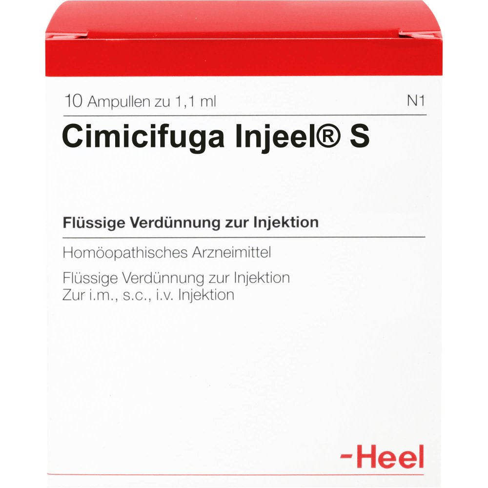 Das Produktfoto zeigt Cimicifuga Injeel S Ampullen (10 stk) PZN 04562367