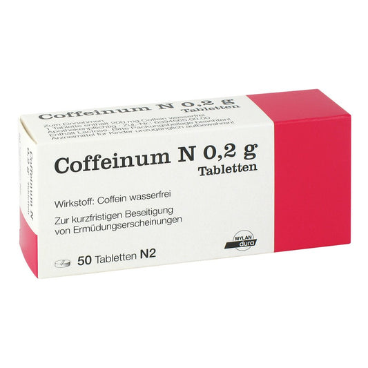 Coffeinum N 0,2 G Tabletten (50 stk)