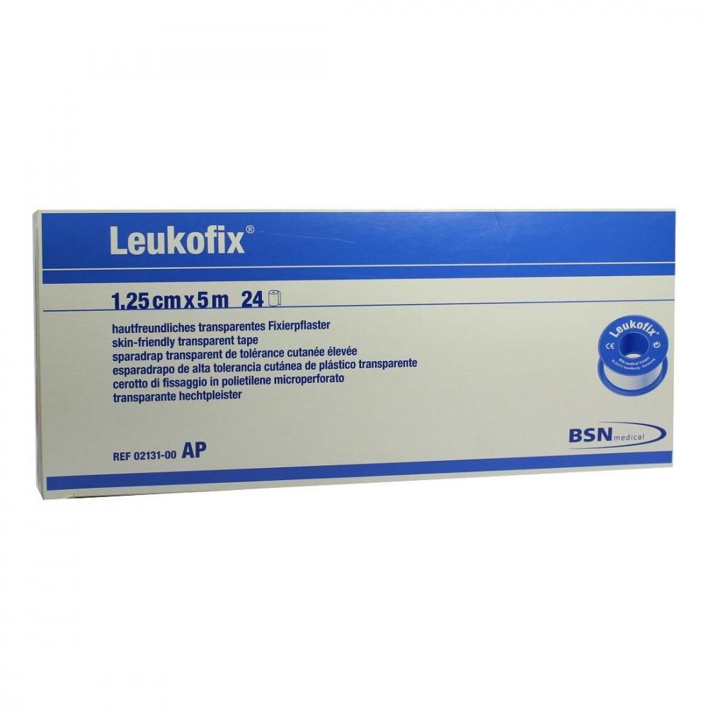 Leukofix Verbandpfl.1,25 Cmx5 M (24 stk)