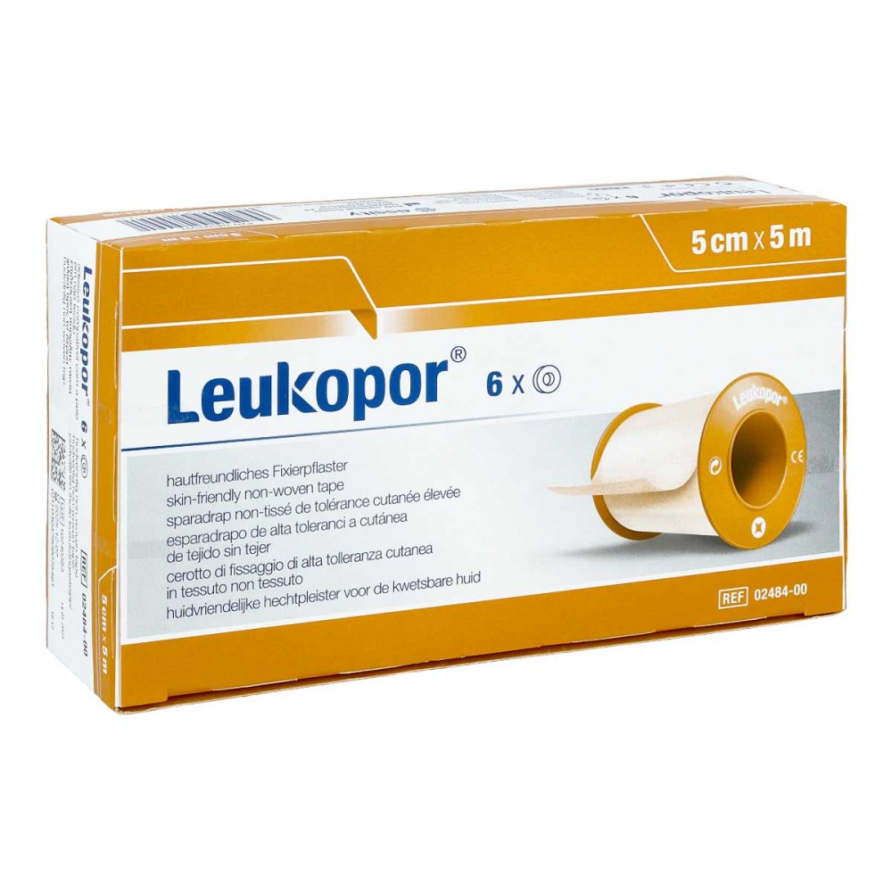Leukopor 5 Cmx5 M (6 stk)