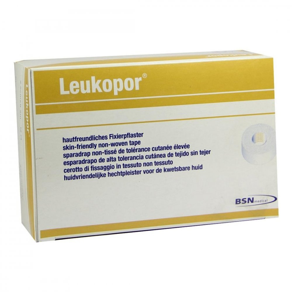 Leukopor 2,5 Cmx9,2 M (12 stk)