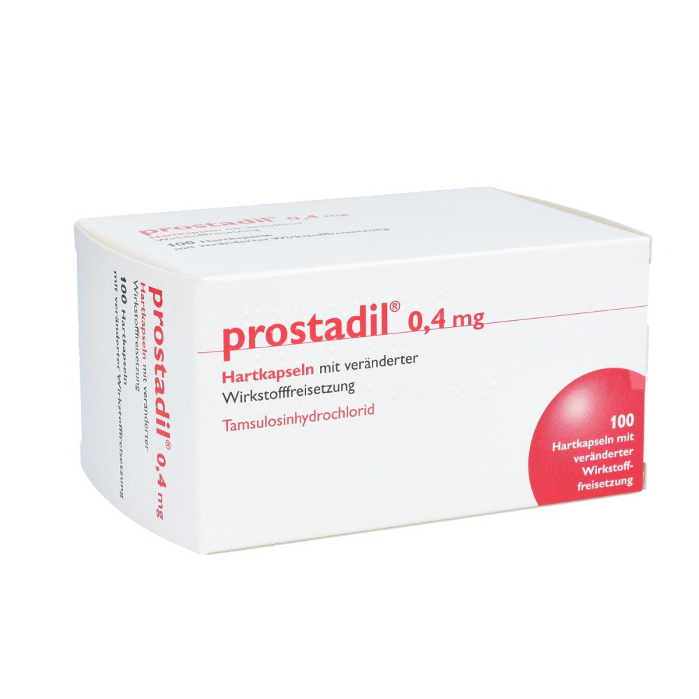 Das Produktfoto zeigt Prostadil 0,4 Mg Hartkaps.M.Veränd.Wirkst.-Frs. (100 stk) PZN 04609850