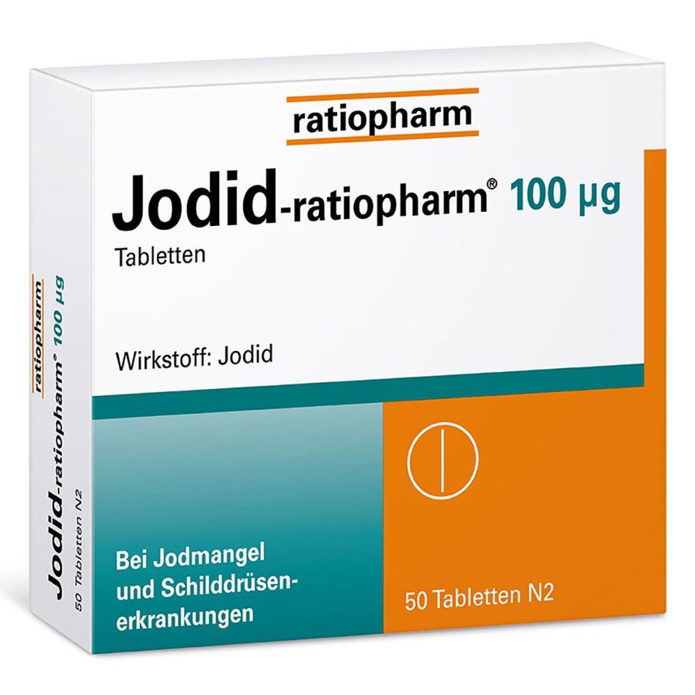 Jodid-Ratiopharm 100 Μg Tabletten (50 stk)