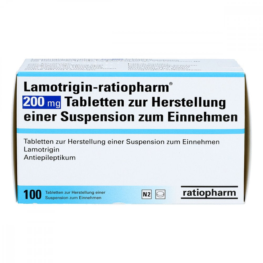 Lamotrigin-Ratiopharm 200 Mg Tab.Z.H.Susp.Z.Einn. (100 stk)