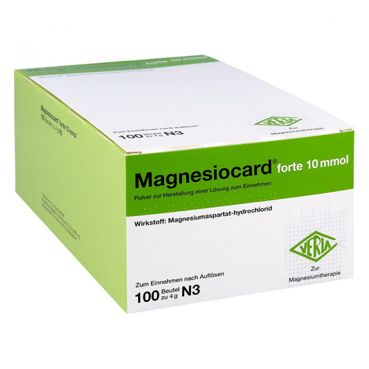 Magnesiocard Forte 10 Mmol Plv.Z.Her.E.Lsg.Z.Einn. (100 stk)