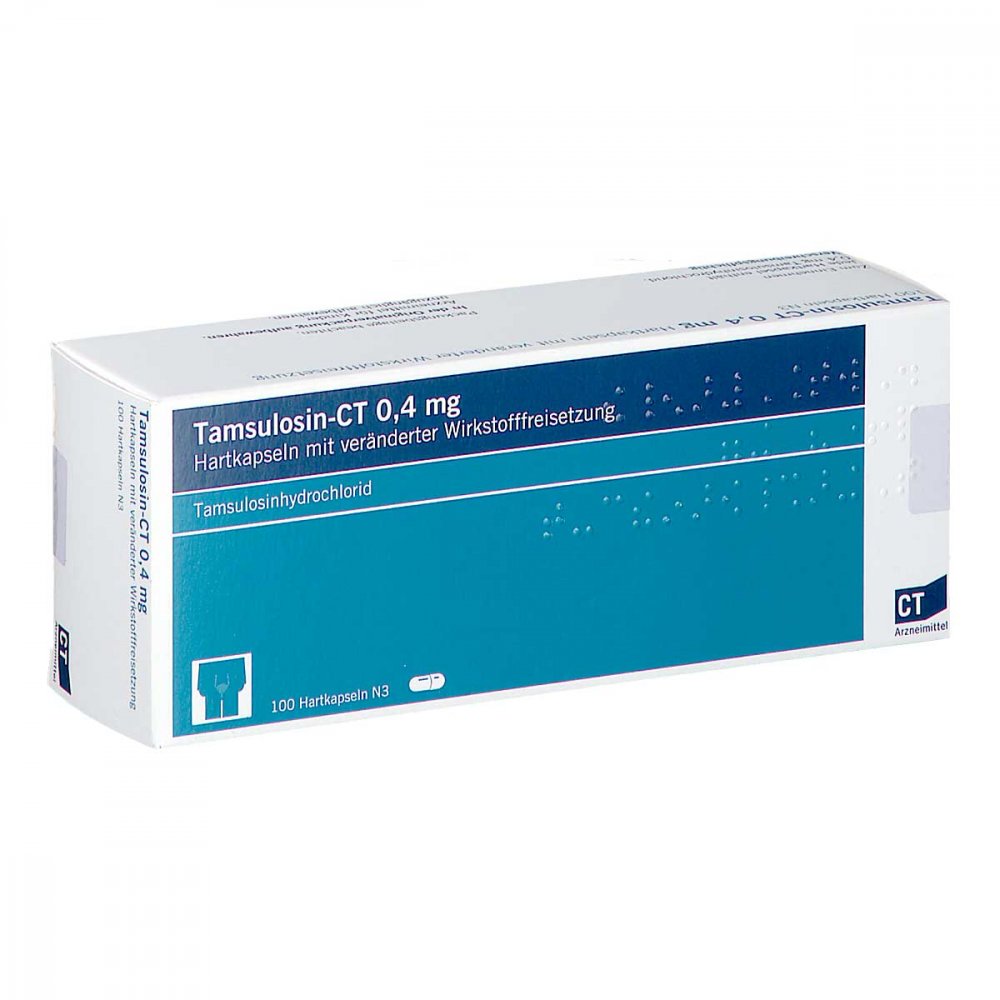 Tamsulosin-Ct 0,4 Mg Hartk.M.Veränd.Wst.-Frs. (100 stk)