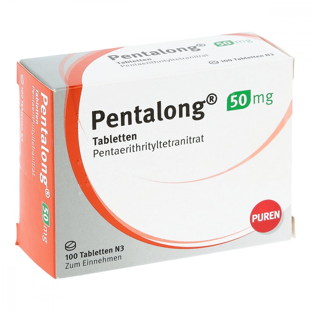 Das Produktfoto zeigt Pentalong 50 Mg Tabletten (100 stk) PZN 04641569