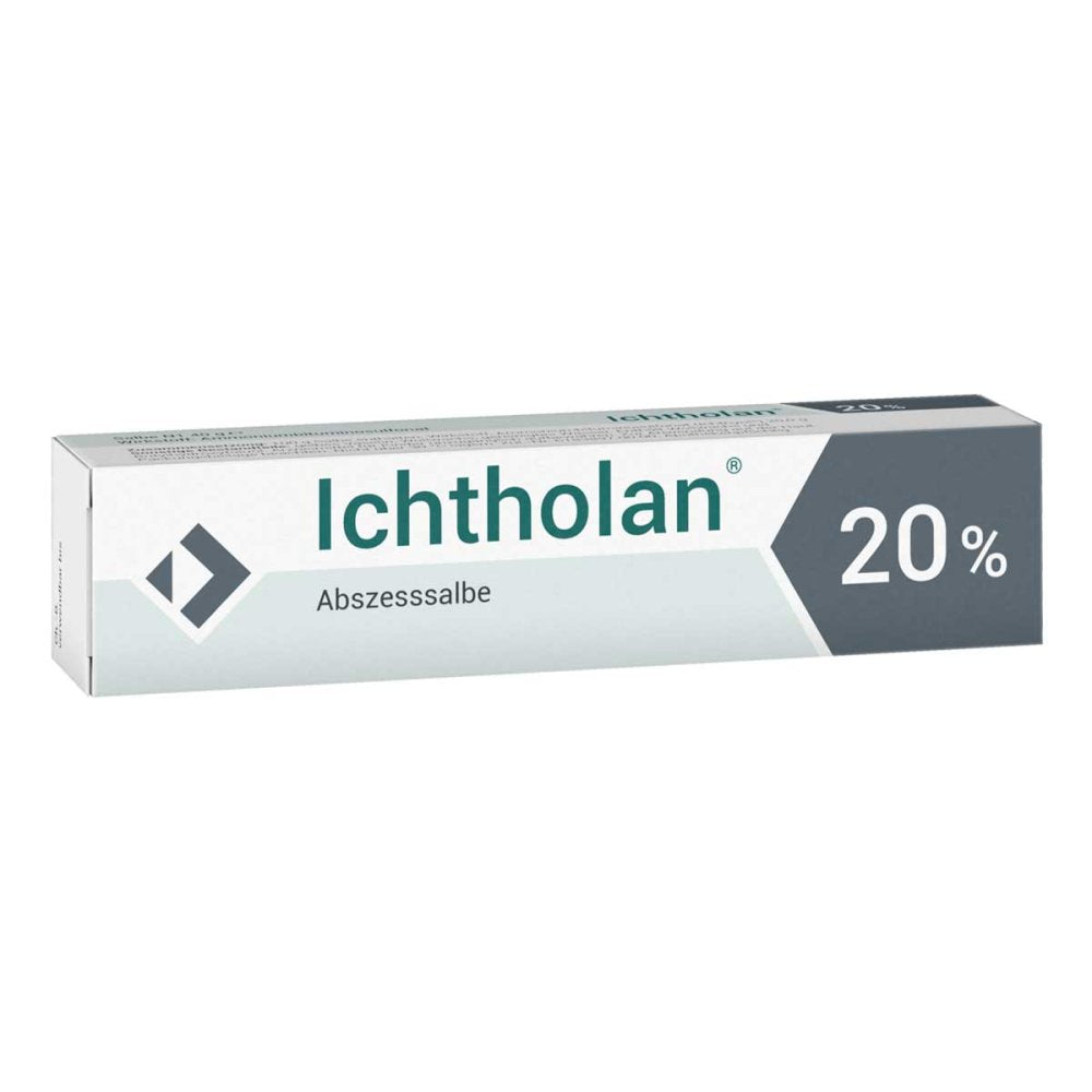 Das Produktfoto zeigt Ichtholan 20% Salbe (40 g) PZN 04643611