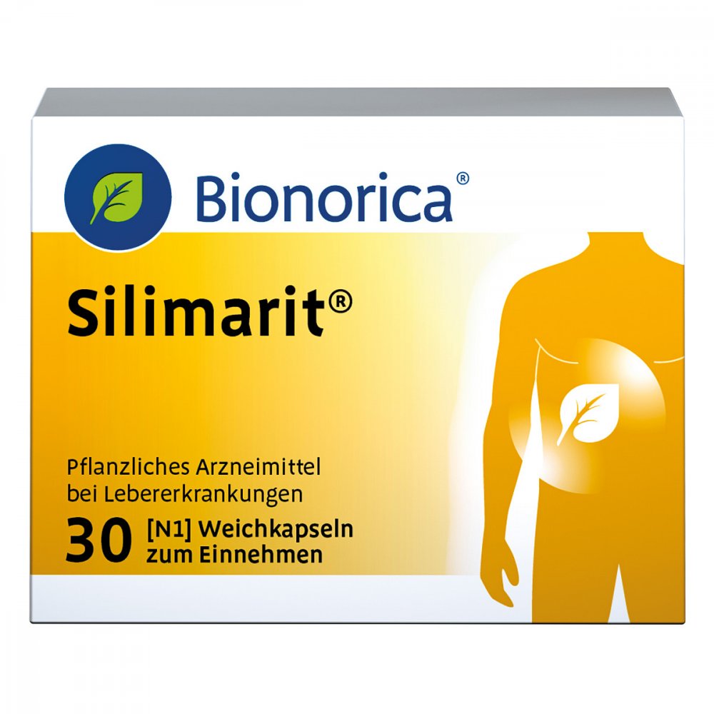 Das Produktfoto zeigt Silimarit Weichkapseln (30 stk) PZN 04648494