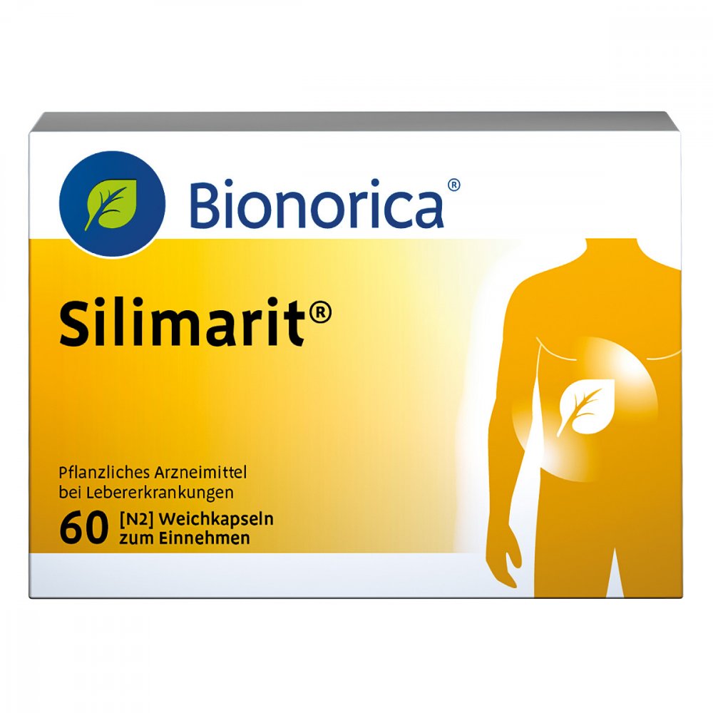 Das Produktfoto zeigt Silimarit Weichkapseln (60 stk) PZN 04648502