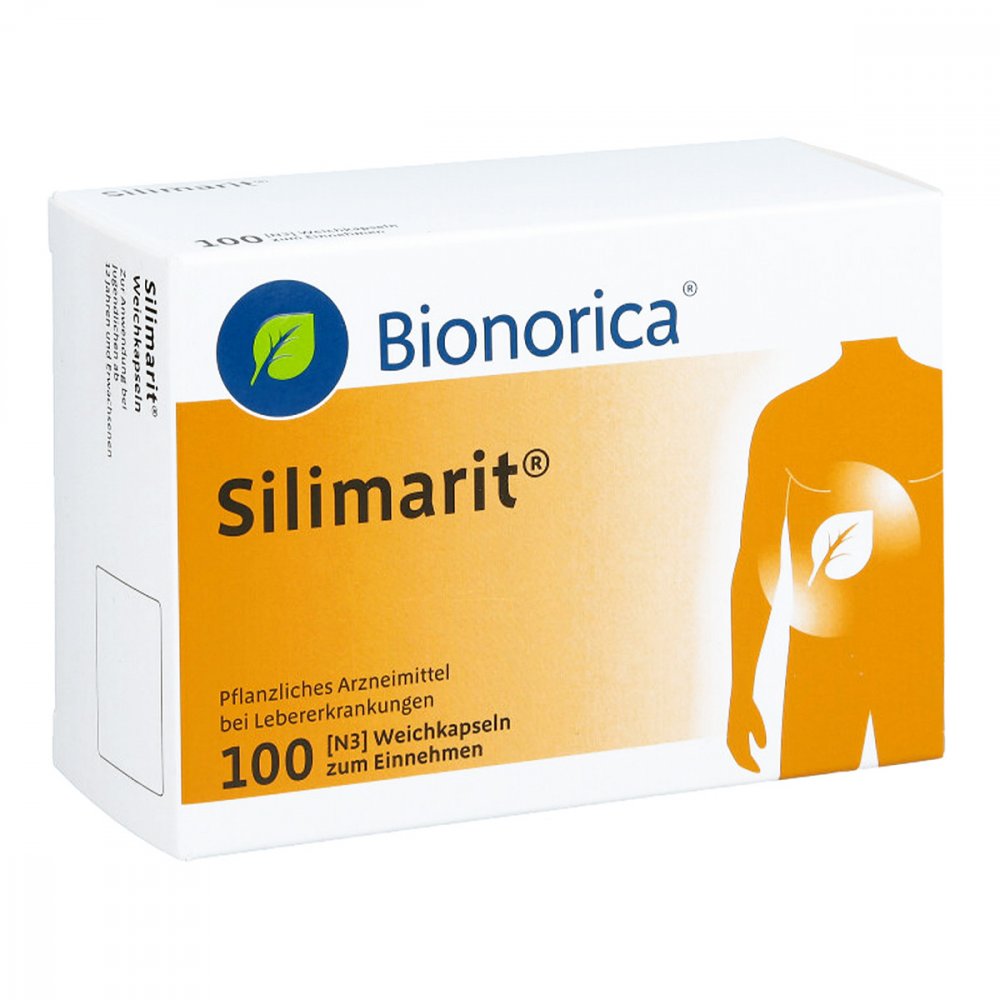 Das Produktfoto zeigt Silimarit Weichkapseln (100 stk) PZN 04648519