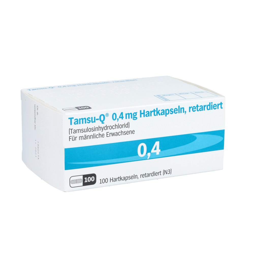 Das Produktfoto zeigt Tamsu Q 0,4 Mg Hartkapseln Retardiert (100 stk) PZN 04651349